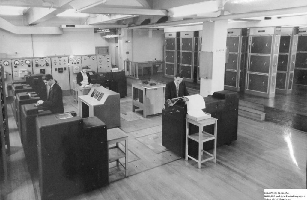 LEO computer room taken from the Pinkerton Papers Manchester University - 1953/54